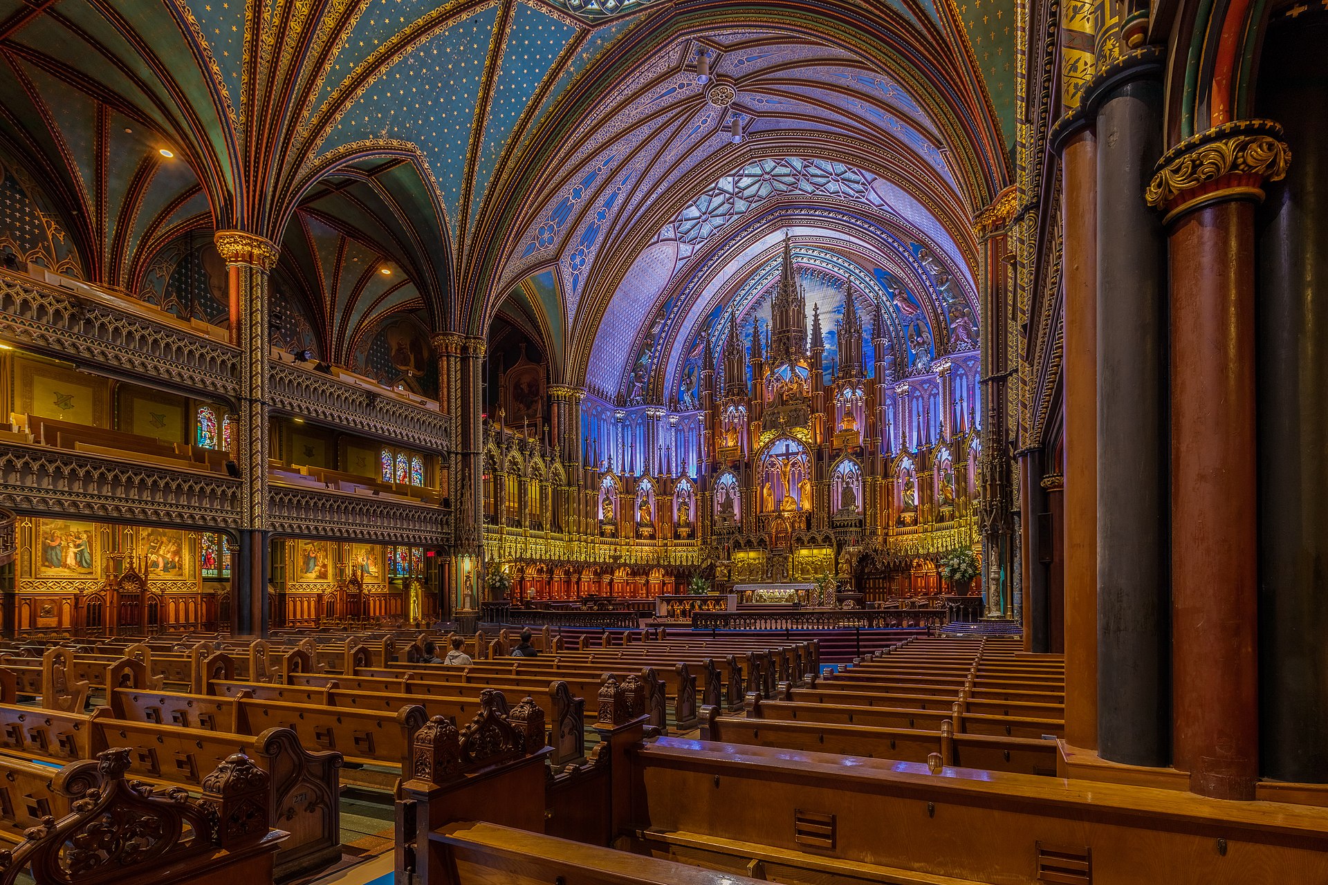 Notre-Dame Basilica in Old Montreal