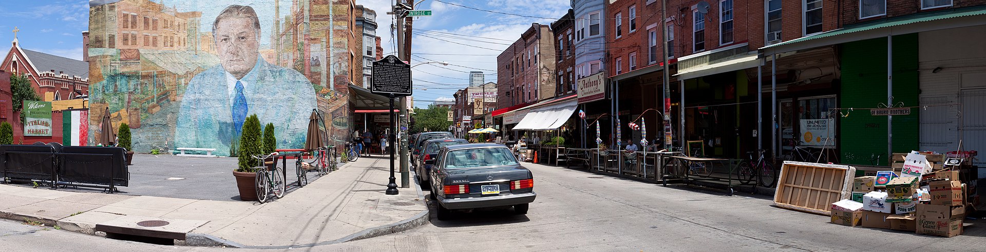 Italian Market on 9th Street in Philadelphia